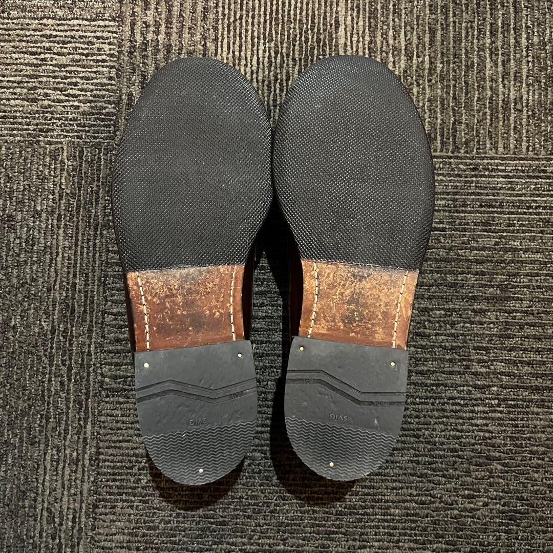 美品 Brooks Brothers ブラウンローファー 9D