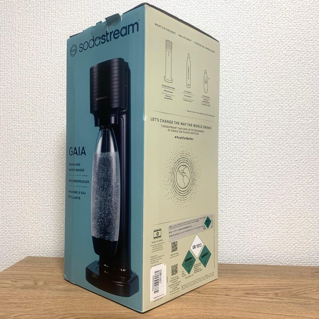 ★5/26まで値下げ★ [新品未使用] sodastream GAIA ブラック