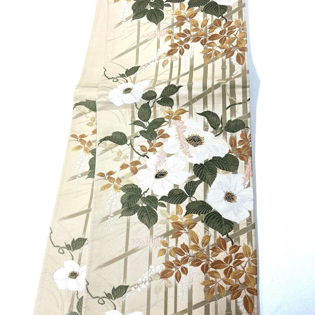 専用帯5009 ●貝島はるみ 綺麗伝説 高級 正絹 六通 袋帯