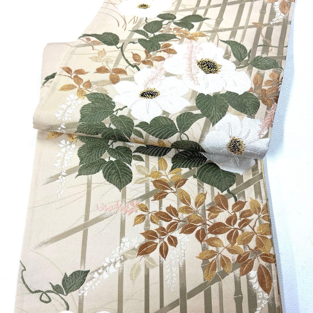 専用帯5009 ●貝島はるみ 綺麗伝説 高級 正絹 六通 袋帯