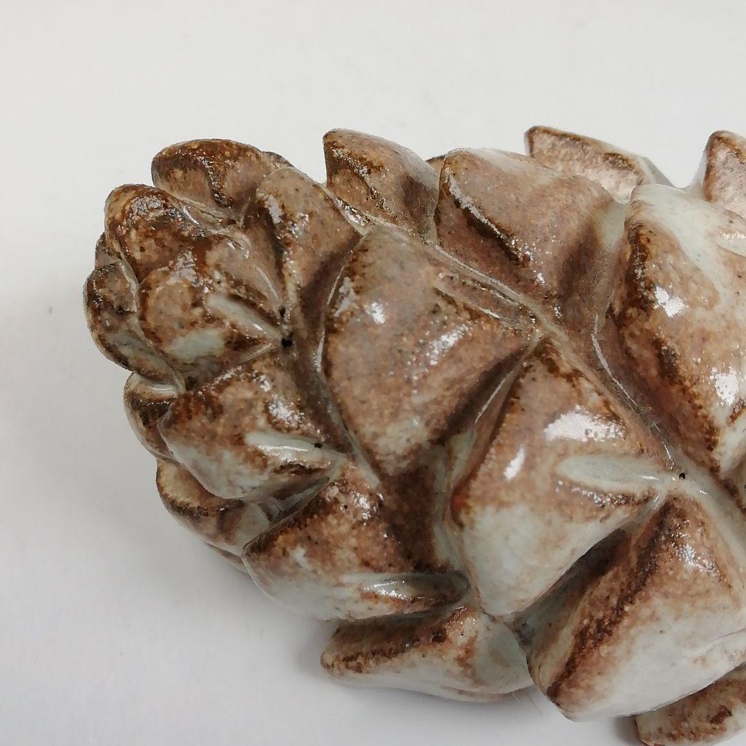 Ｔ８０４　香合　『萩松笠　香合』『納富鳥雲 作』　共箱　茶道具