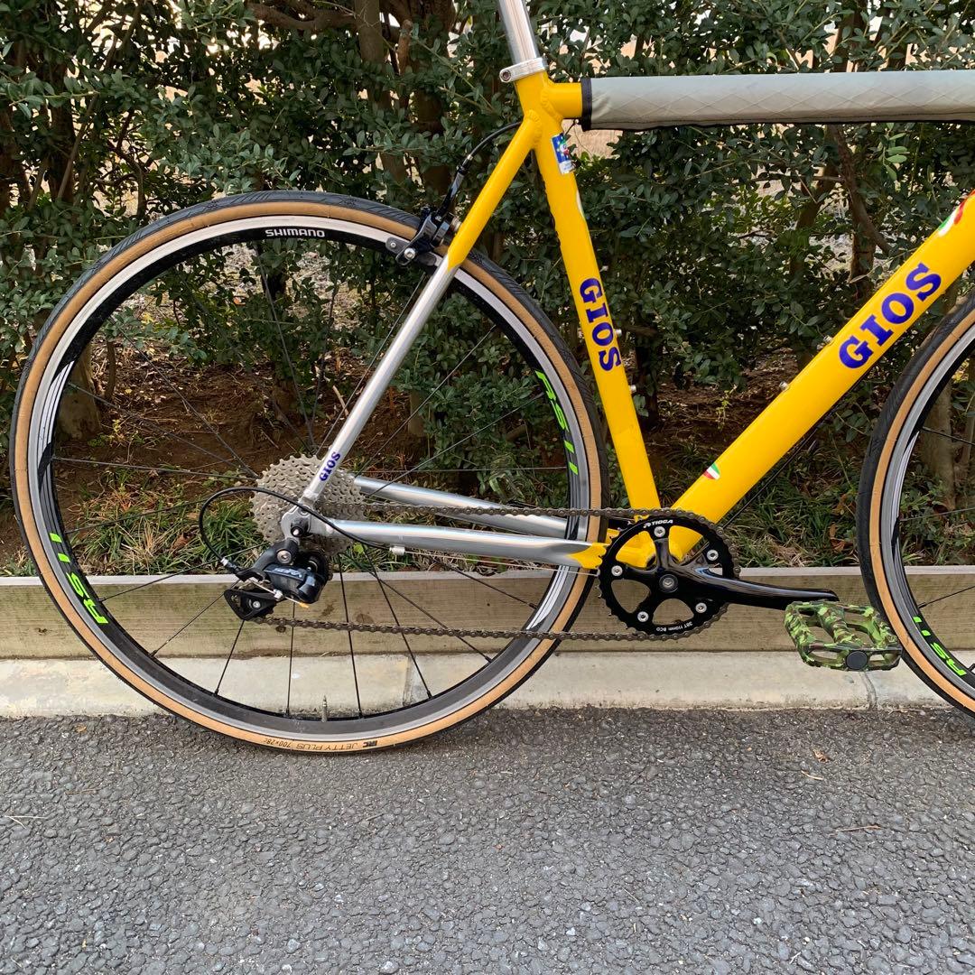 GIOS ジオス 街乗り 完成車 フロントラック ロードバイク クロスバイク