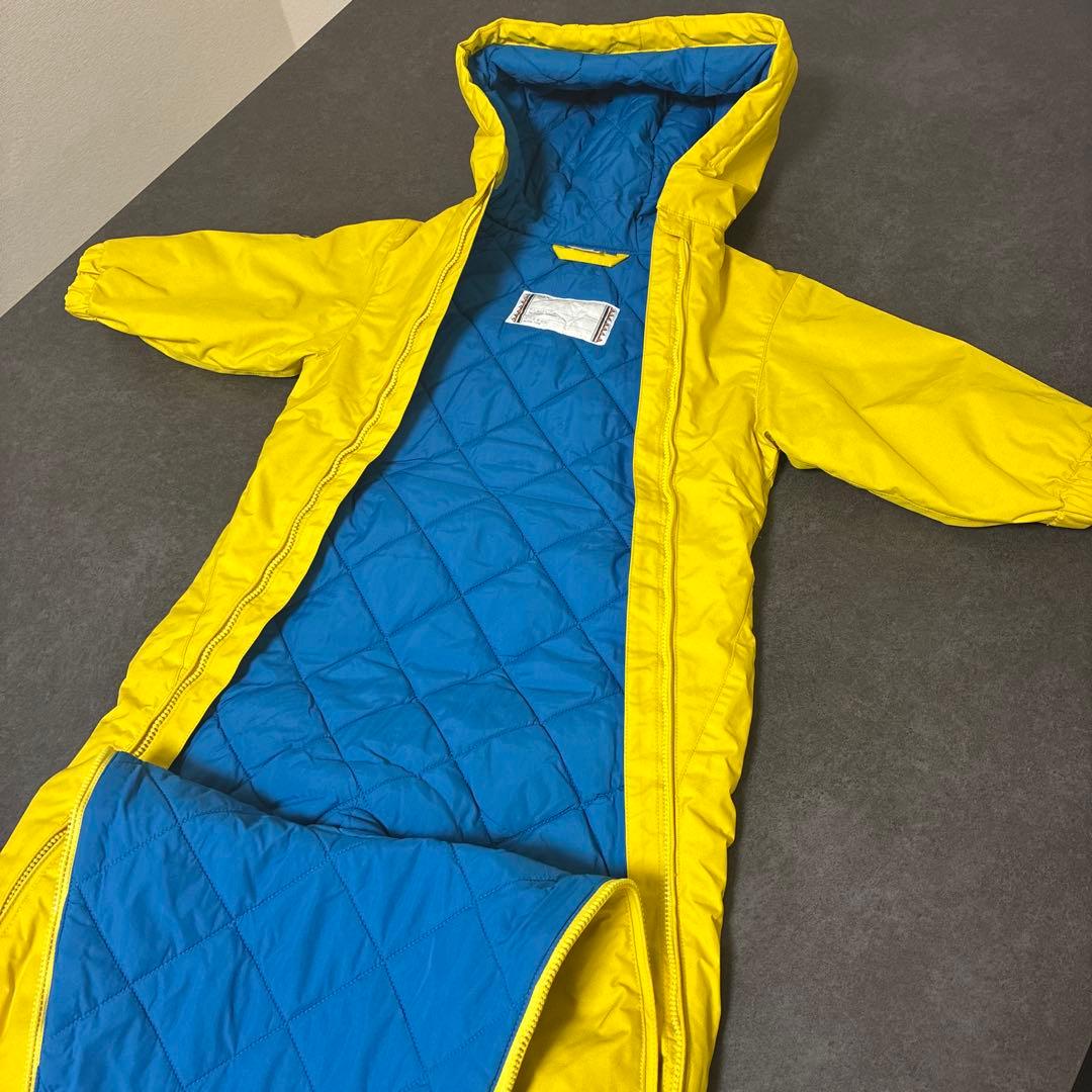 mont-bell 子供用スキーウェア イエロー　80