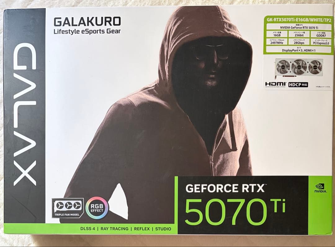 【新品未開封】玄人志向 RTX 5070 Ti 16GB
