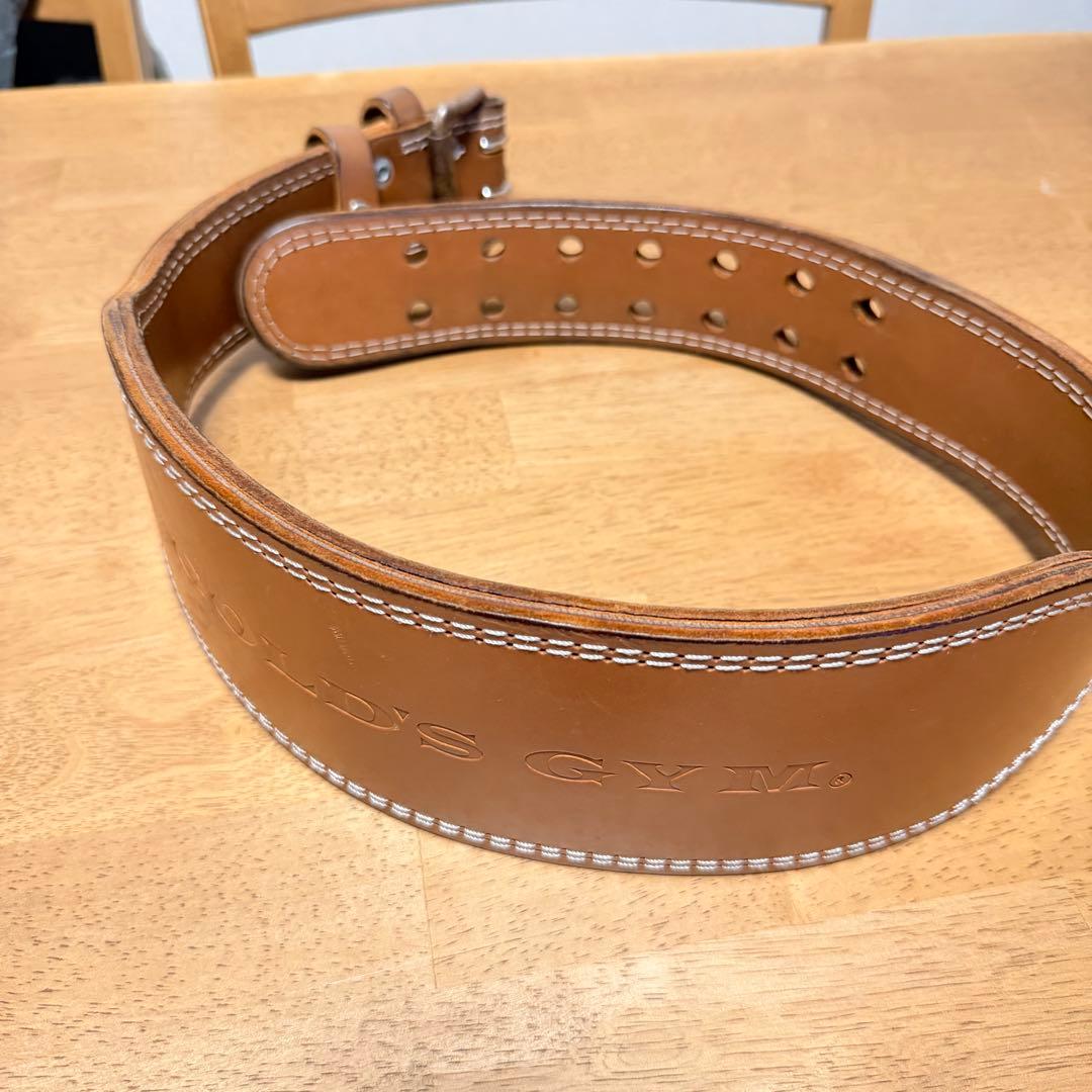 ゴールドジム　プロレザーベルト　Lサイズ