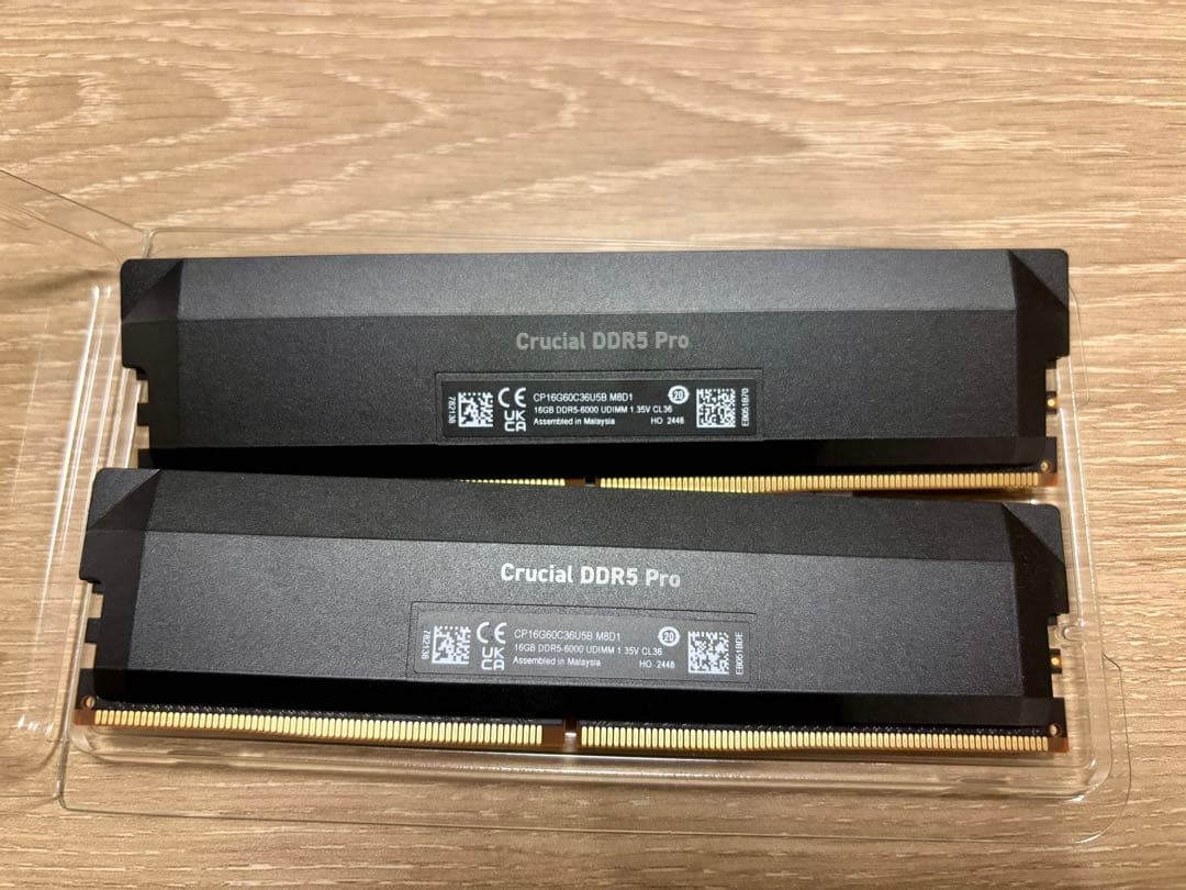 メモリー Crucial DDR5-6000 32GB