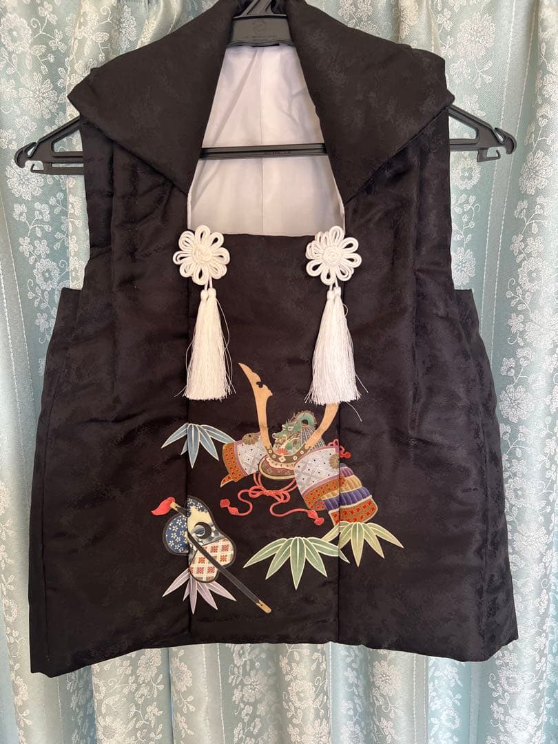 七五三　3歳　男の子　被布着物