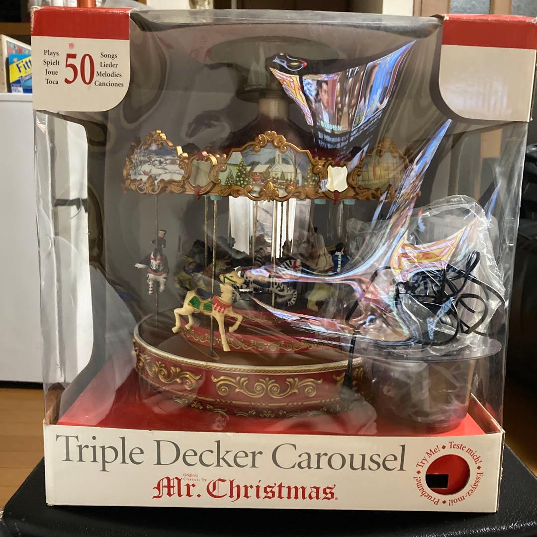 ミスタークリスマス カルーセル オルゴール 箱付き 廃盤