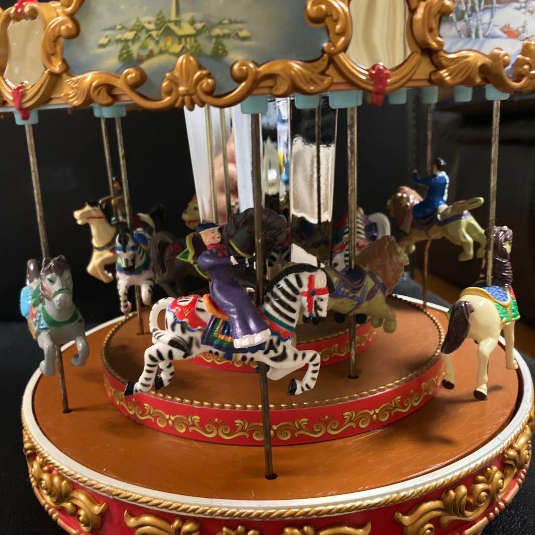 ミスタークリスマス カルーセル オルゴール 箱付き 廃盤