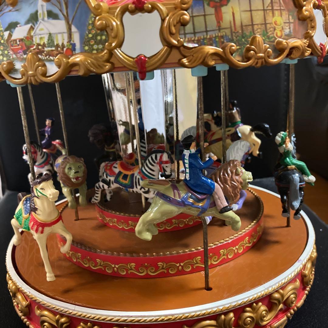 ミスタークリスマス カルーセル オルゴール 箱付き 廃盤