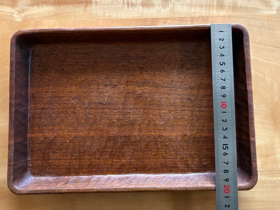 三谷龍二　トレイ　盆　角盆　トレー　皿　器　木工　作家