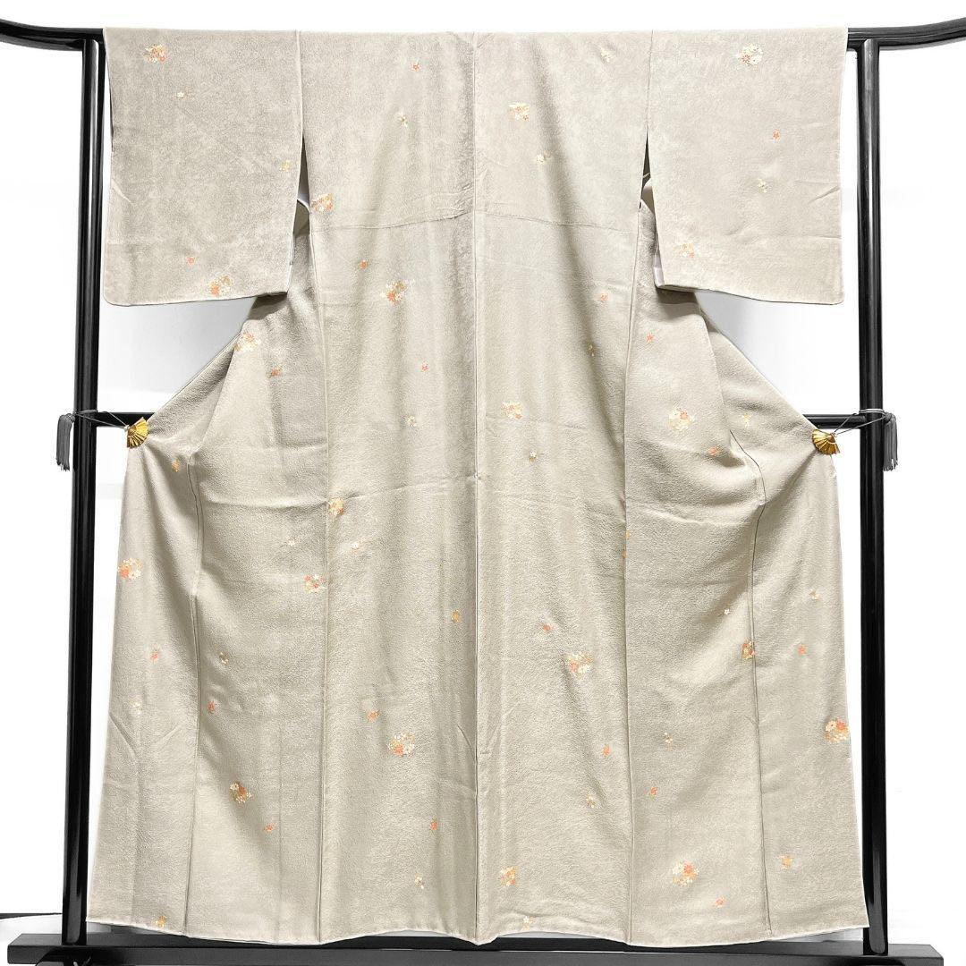 小紋　江戸小紋　鮫小紋　花輪　花紋　菊花　梅花　着物　016b p