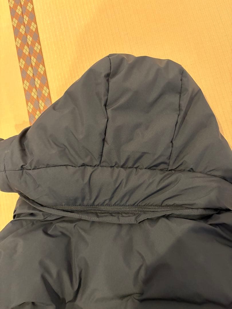 ユニクロ シームレスダウンコート 紺　XL 311-409332