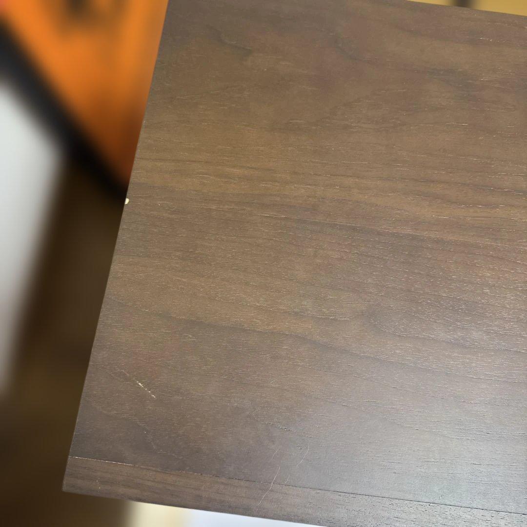 木製ダークブラウン ドレッサー・スツールセット