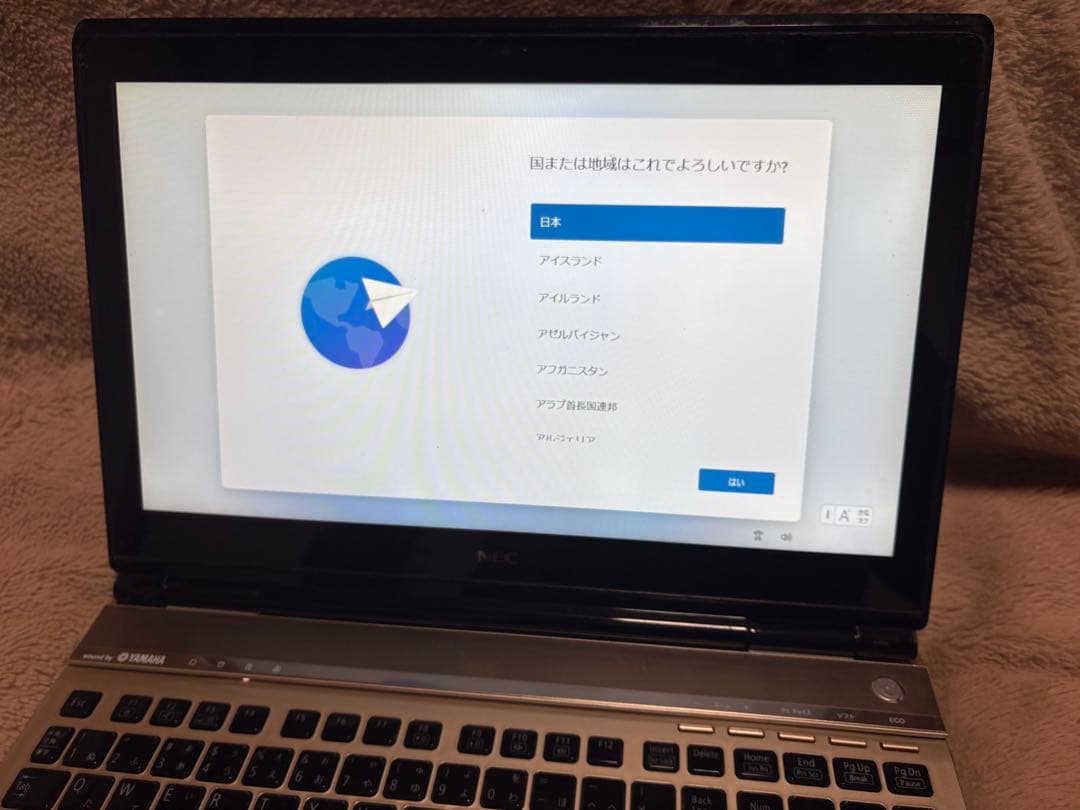 NEC ノートPC i7 16GB SSD500GB タッチ Win11