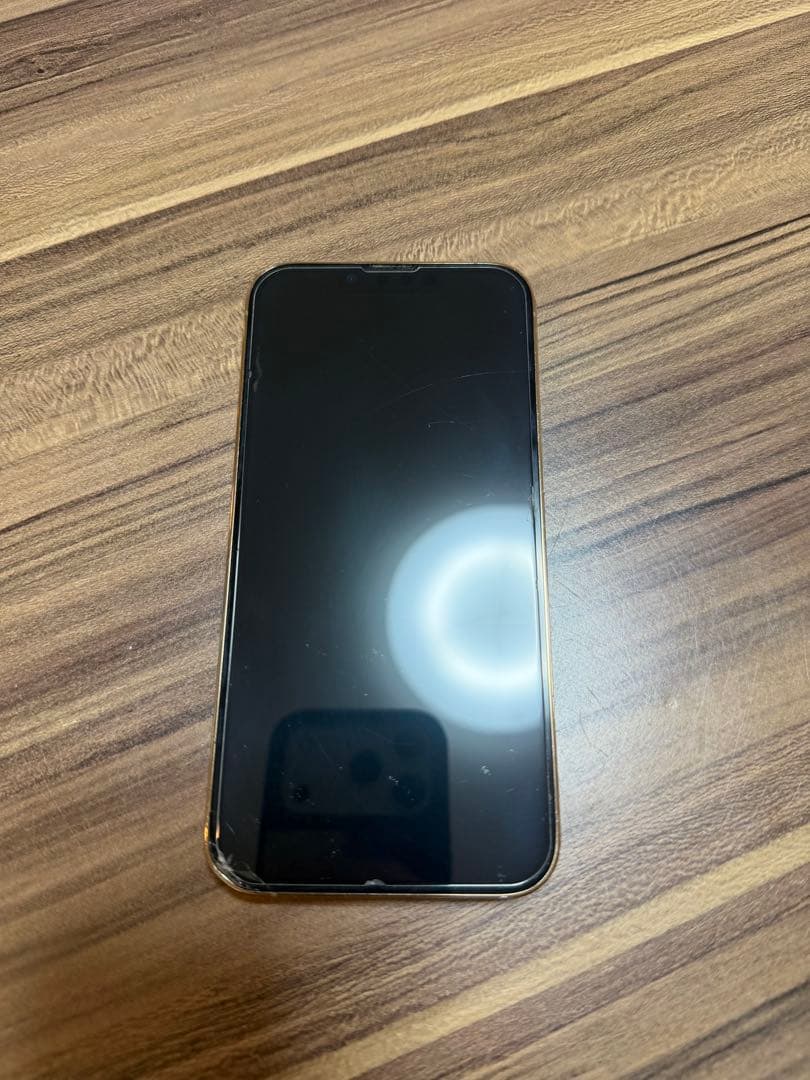 iPhone 13 Pro 256GB ゴールド　割れ傷あり