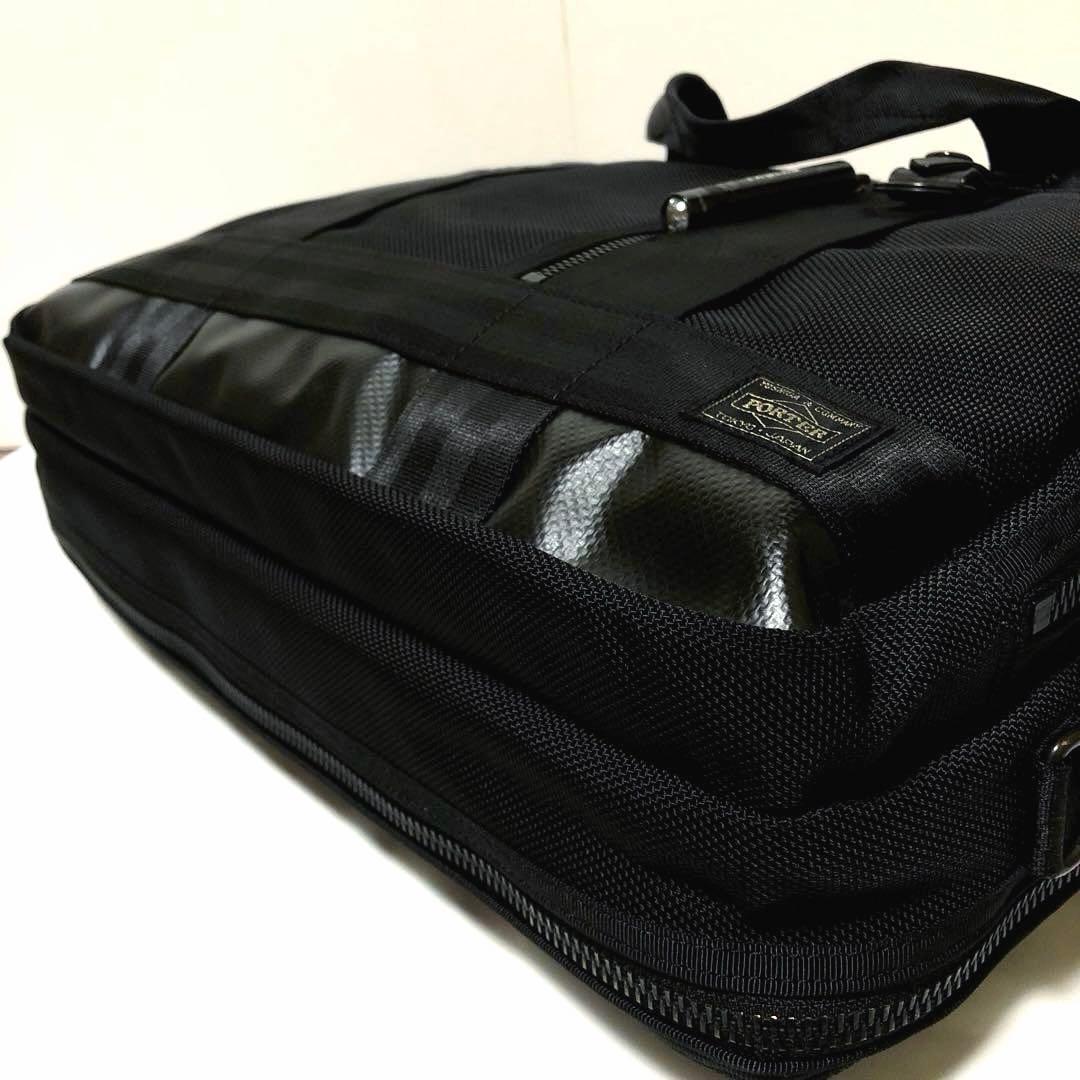 超美品✨ポーターヒート ビジネスバッグ 3way 2層 A4可 黒 吉田カバン