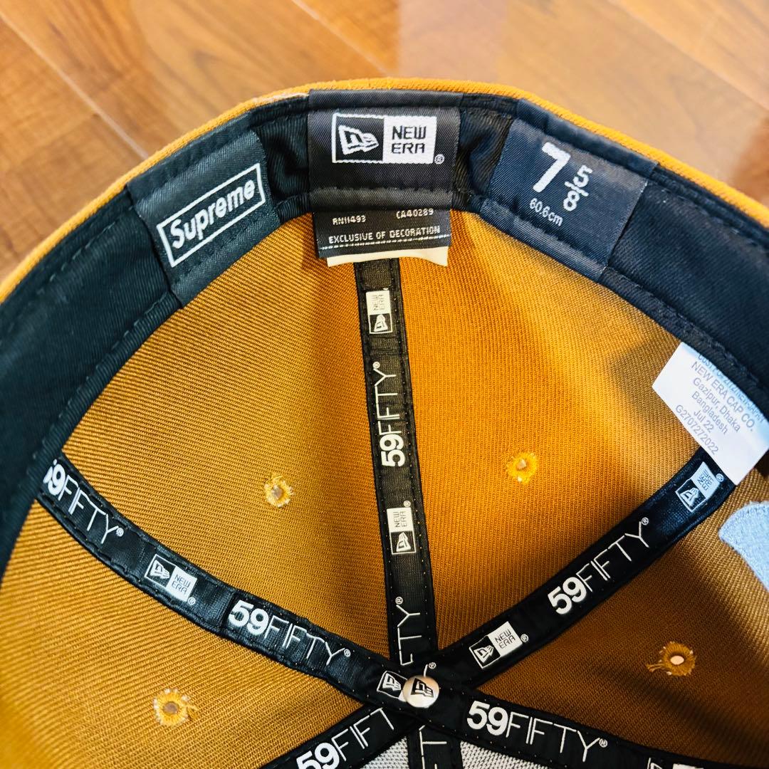 7 5/8　Supreme Money Box Logo New Era 茶