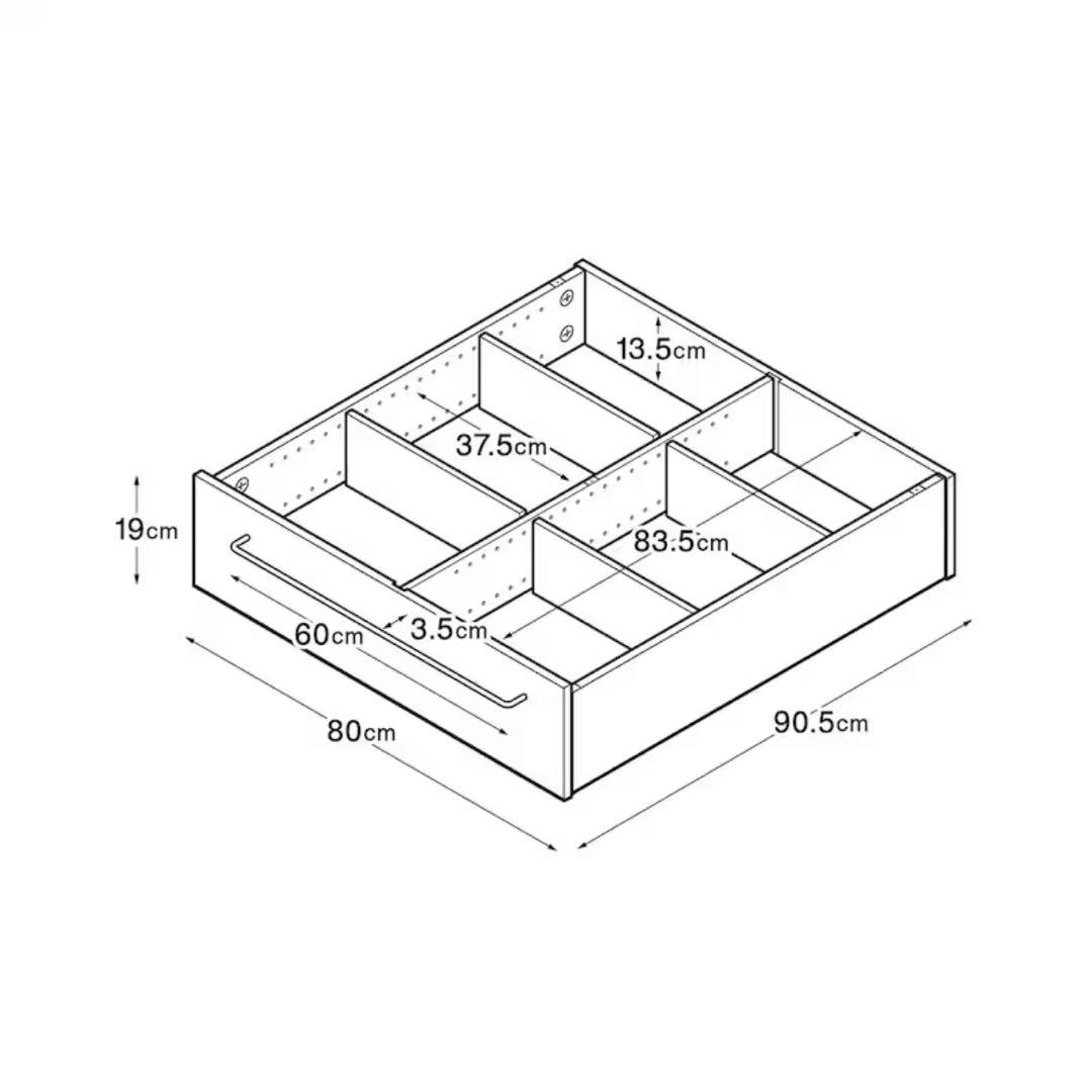 無印良品　ベッド下収納　ベッドフレーム下収納 大　オーク材　未使用品 2個セット