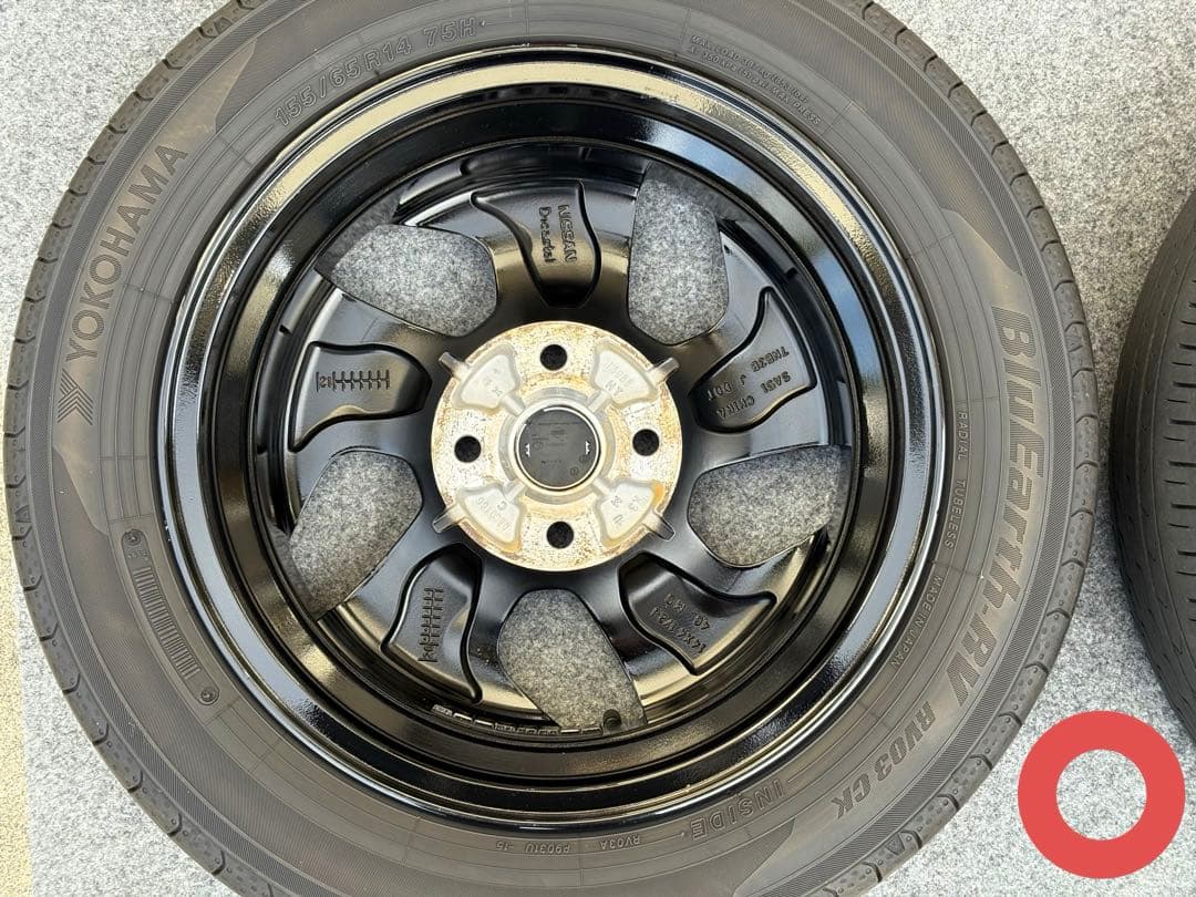 【商談中】日産ルークス 純正タイヤホイール 4本セット