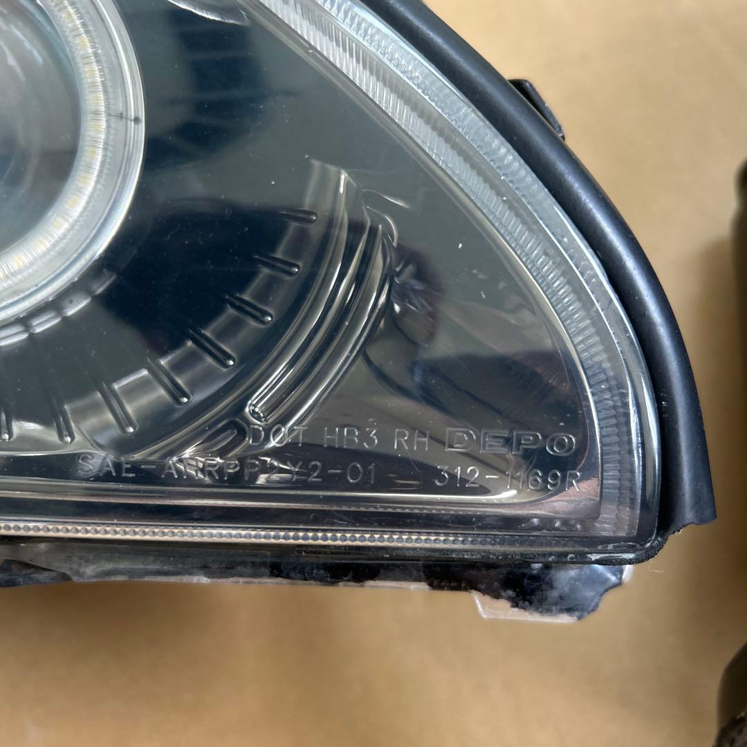 ハリアー30 DEPOヘッドライト　イカリング