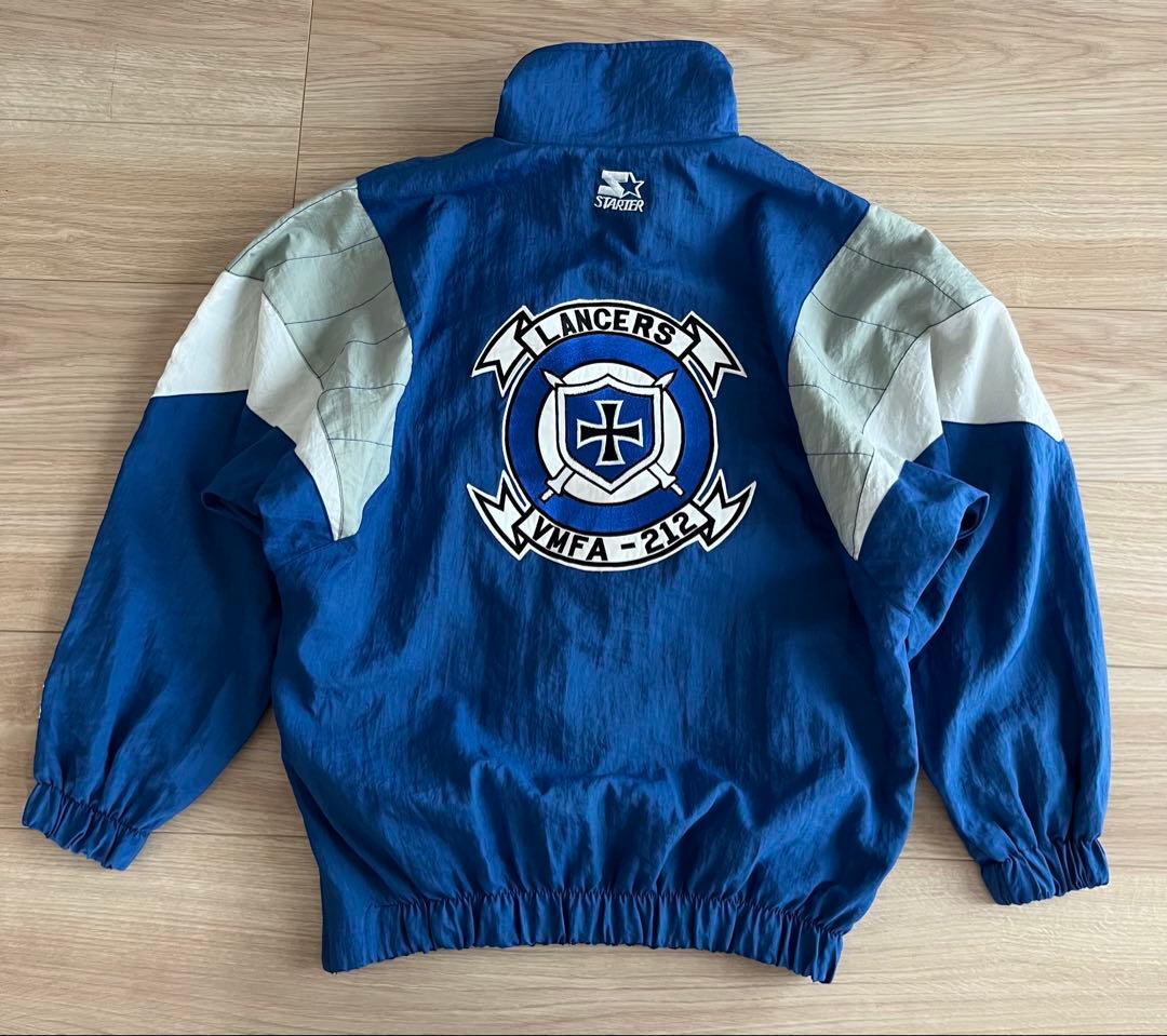 USMC STARTER アメリカ海軍 VMFA-212 ナイロン プルオーバー