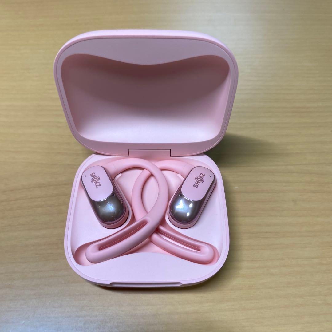 SHOKZ OPENFIT AIR ワイヤレスイヤホン ピンク