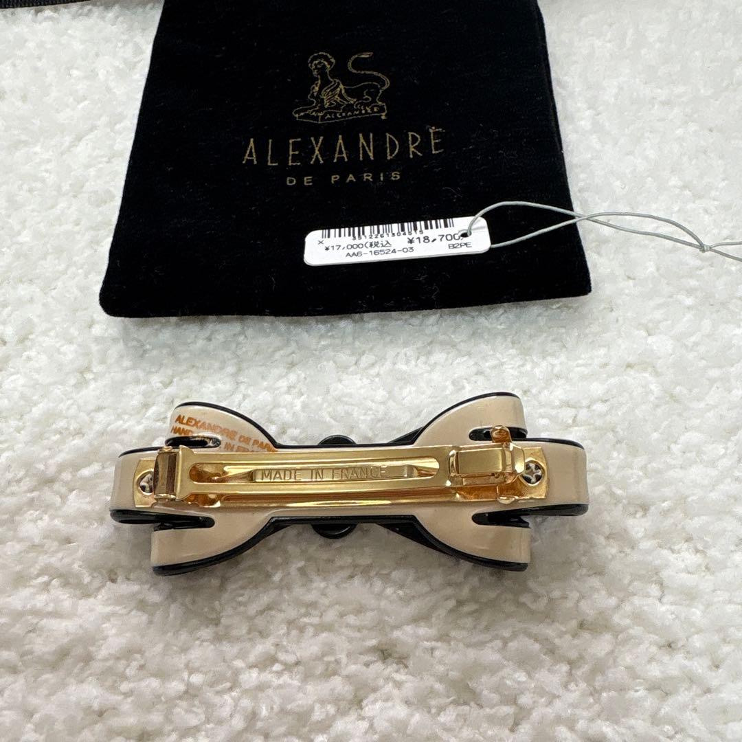 ALEXANDRE DE PARIS 美品　　　　リボン型ヘアバレッタ