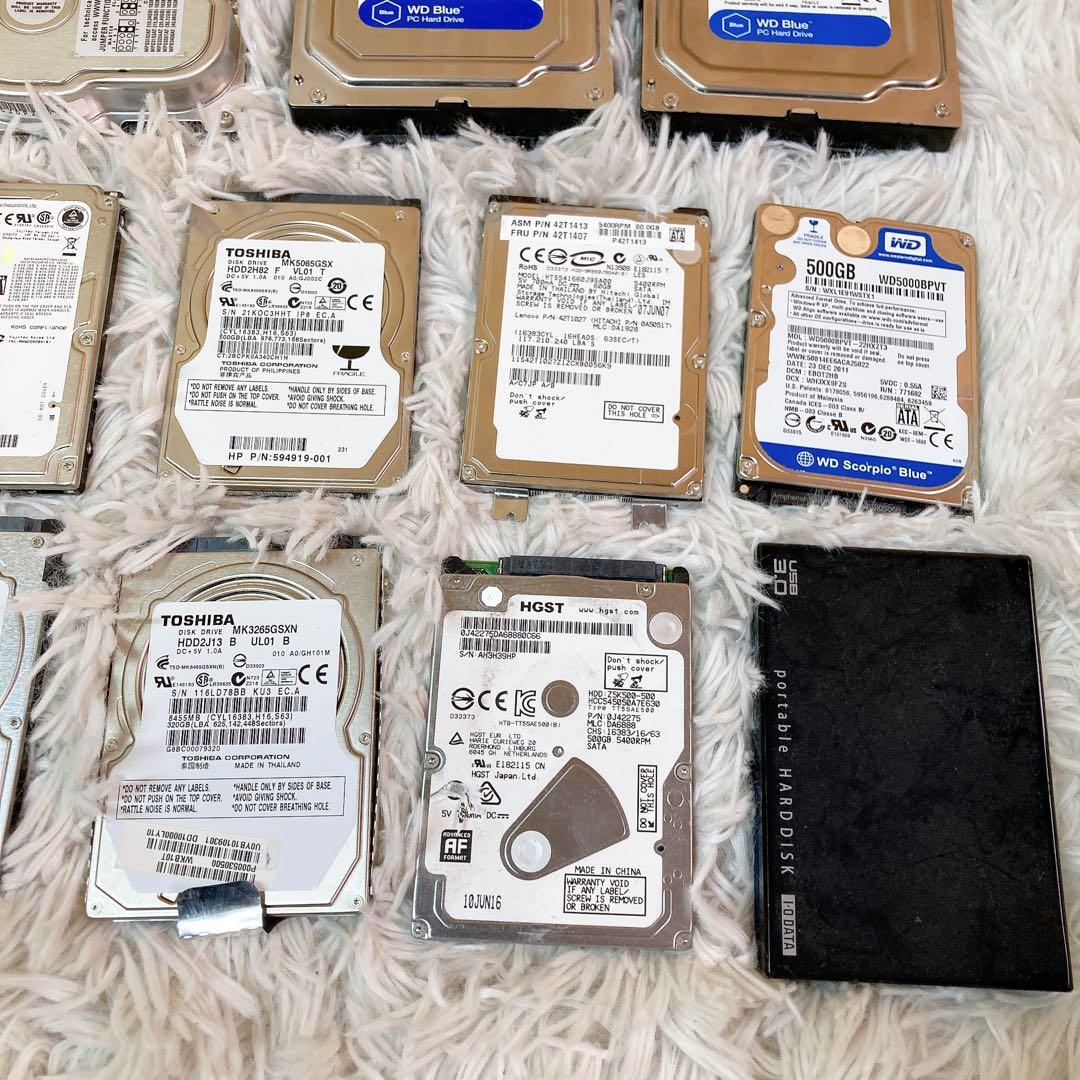 HDD まとめ売り　24個セット　ジャンク　TOSHIBA WD HITACHI