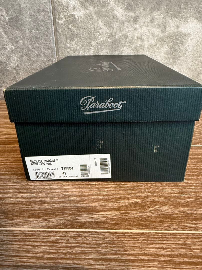 Paraboot ミカエル　ブラック モカシン 靴