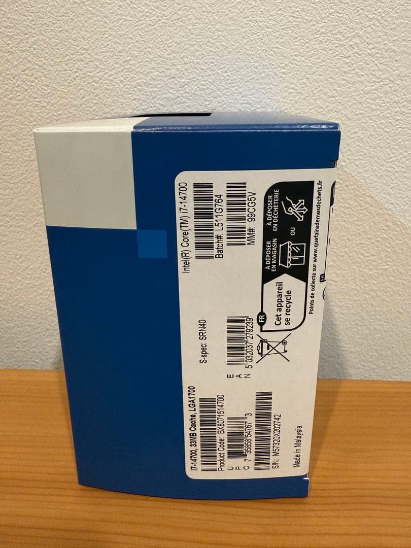 Intel インテル 14世代 Core i7 14700