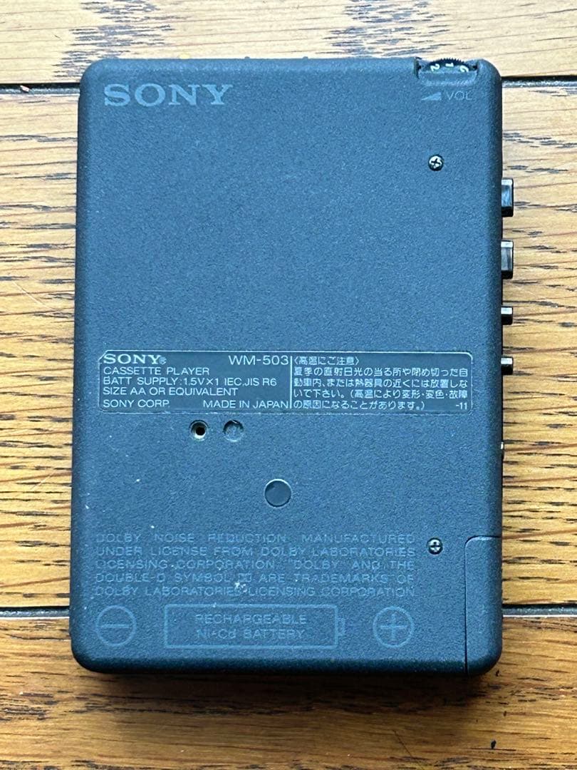 ★SONY カセットウォークマン　WM-503 ジャンク