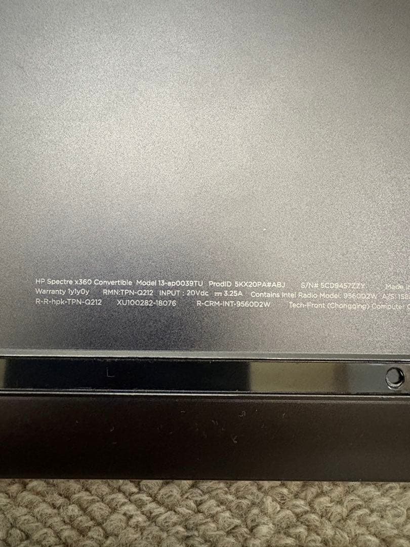 HP Spectre x360 13インチ　1TB 若干わけあり