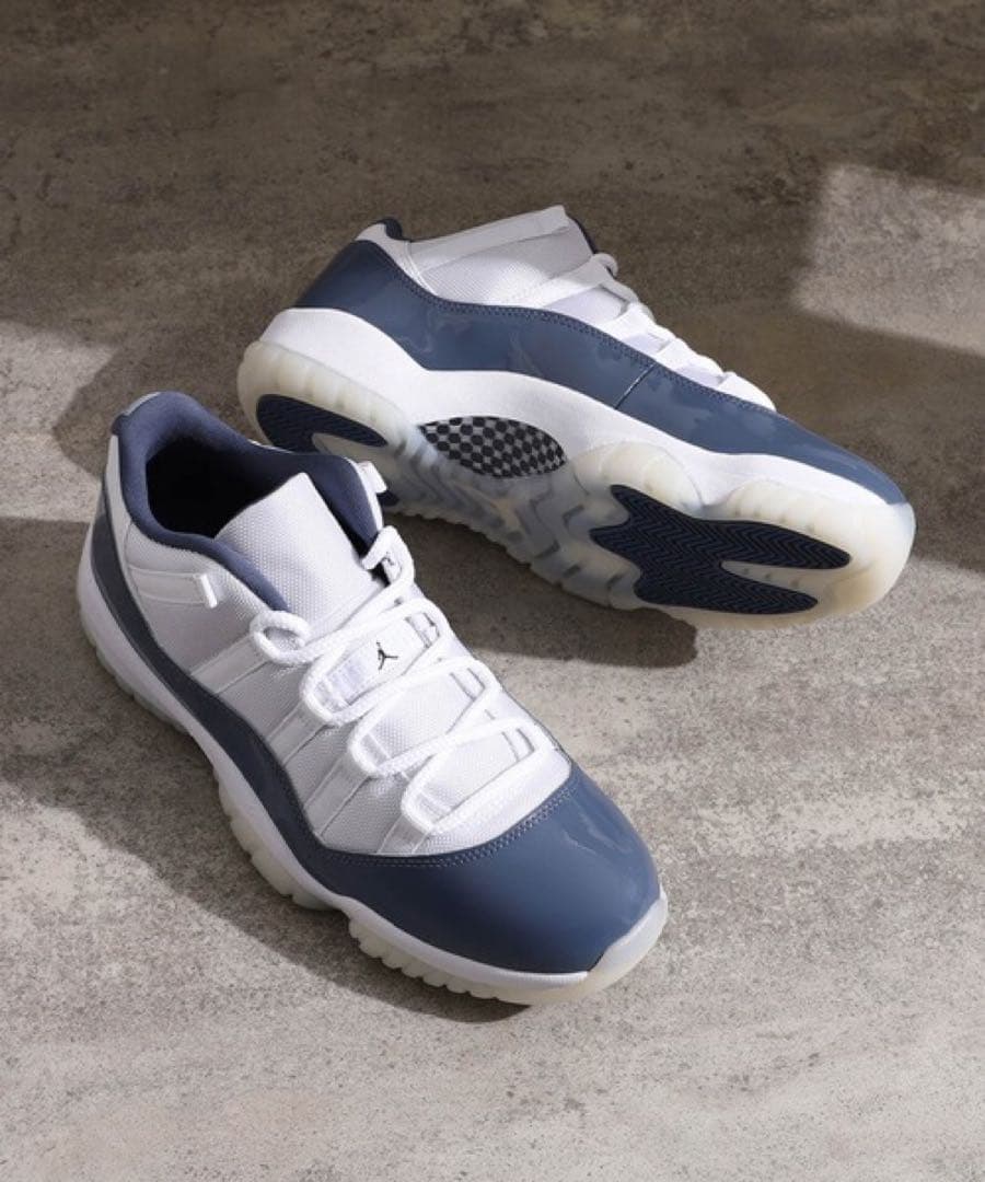 【新品】AIR JORDAN 11 レトロ LOW ディフューズドブルー