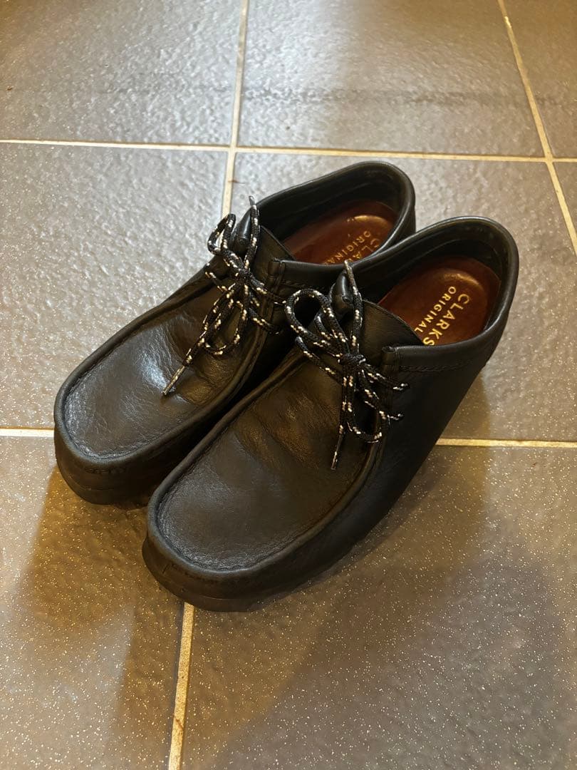 clarks goretex Wallabee クラークス　レザー　ゴアテックス