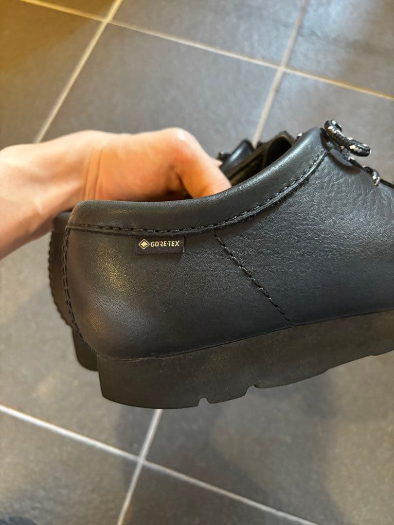 clarks goretex Wallabee クラークス　レザー　ゴアテックス