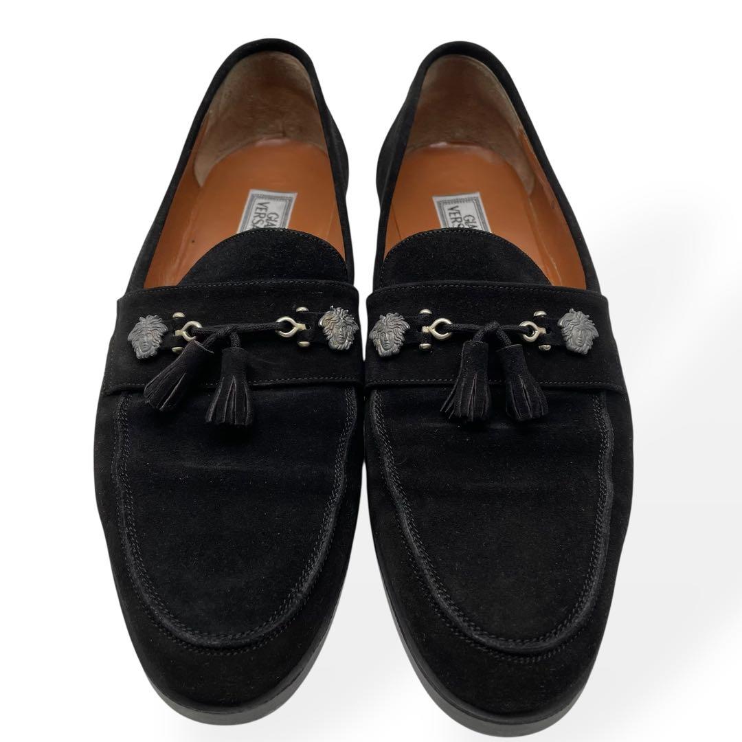 極美品　希少　GIANNI VERSACE　ローファー　スウェード　27.0