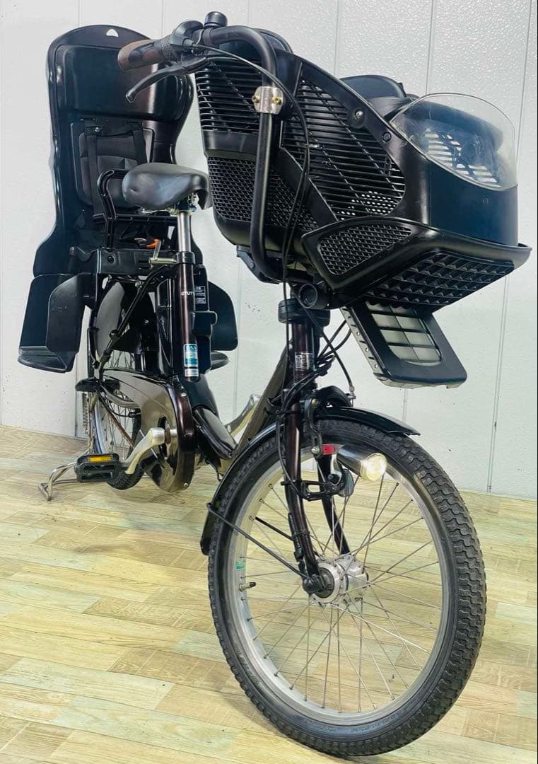 2991パナソニック8.9アンペア　3人乗り対応子供乗せ　電動アシスト自転車