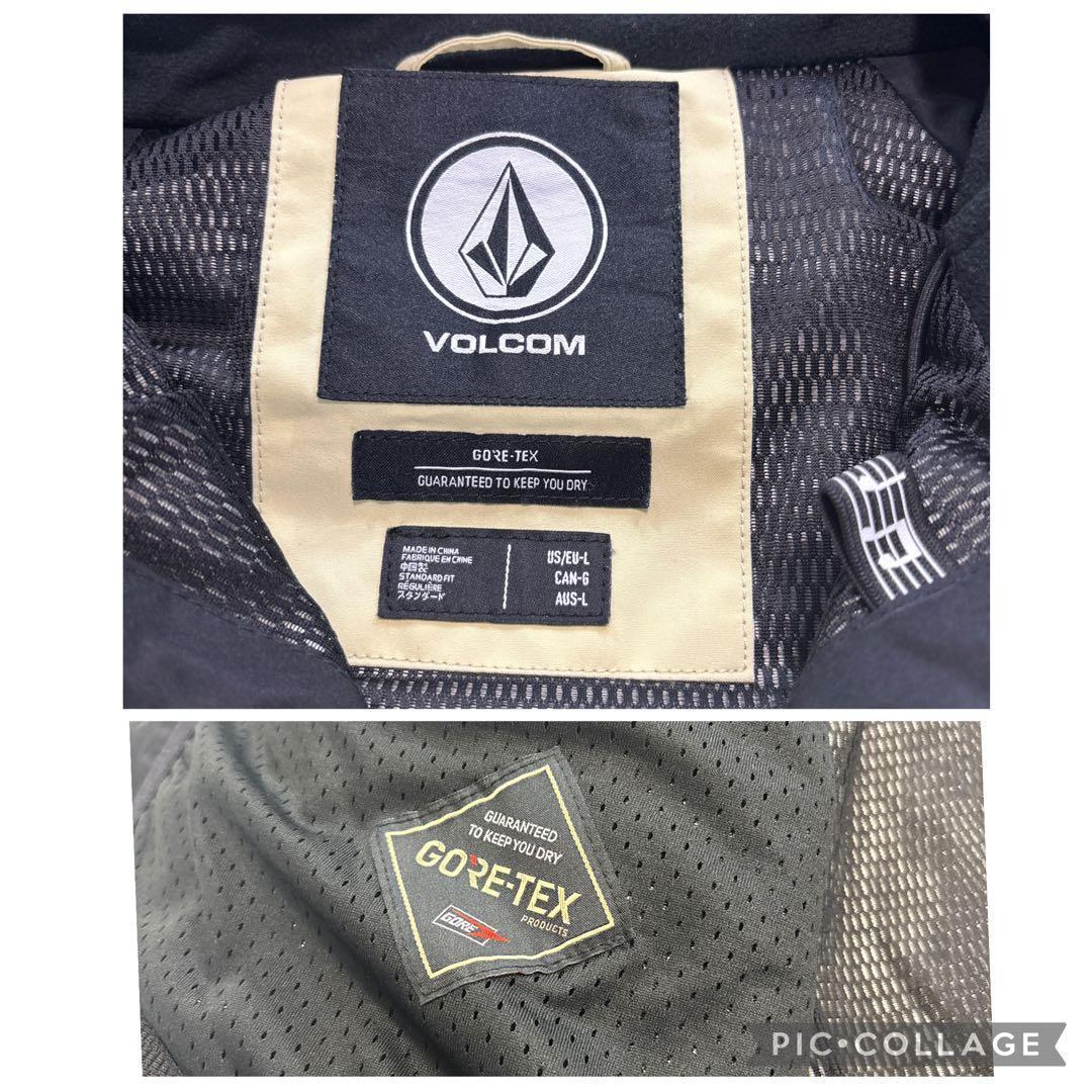 ボルコム　ゴアテックス　スノボジャケット　ベージュ系　日本サイズLL以上
