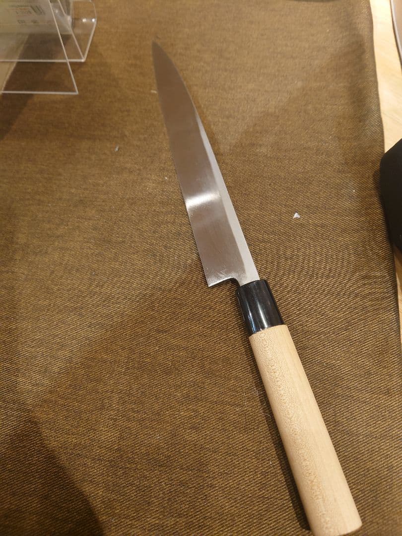 長尾刃物製作所 宏元作 柳刃包丁 230mm 刺身包丁 未使用品 天味寿楽