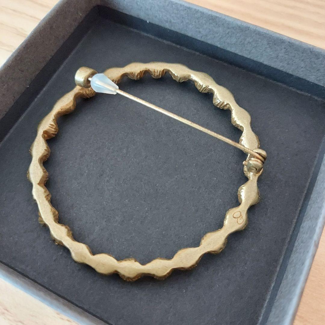 minä perhonen 　tambourine　ブローチ(ゴールド)