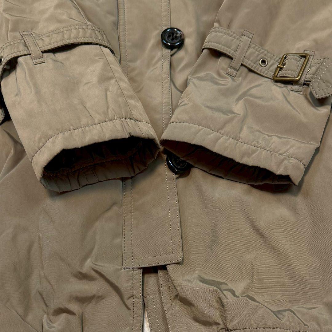 良品 バーバリー モッズコートライナー付き　ファー取り外し　M〜L