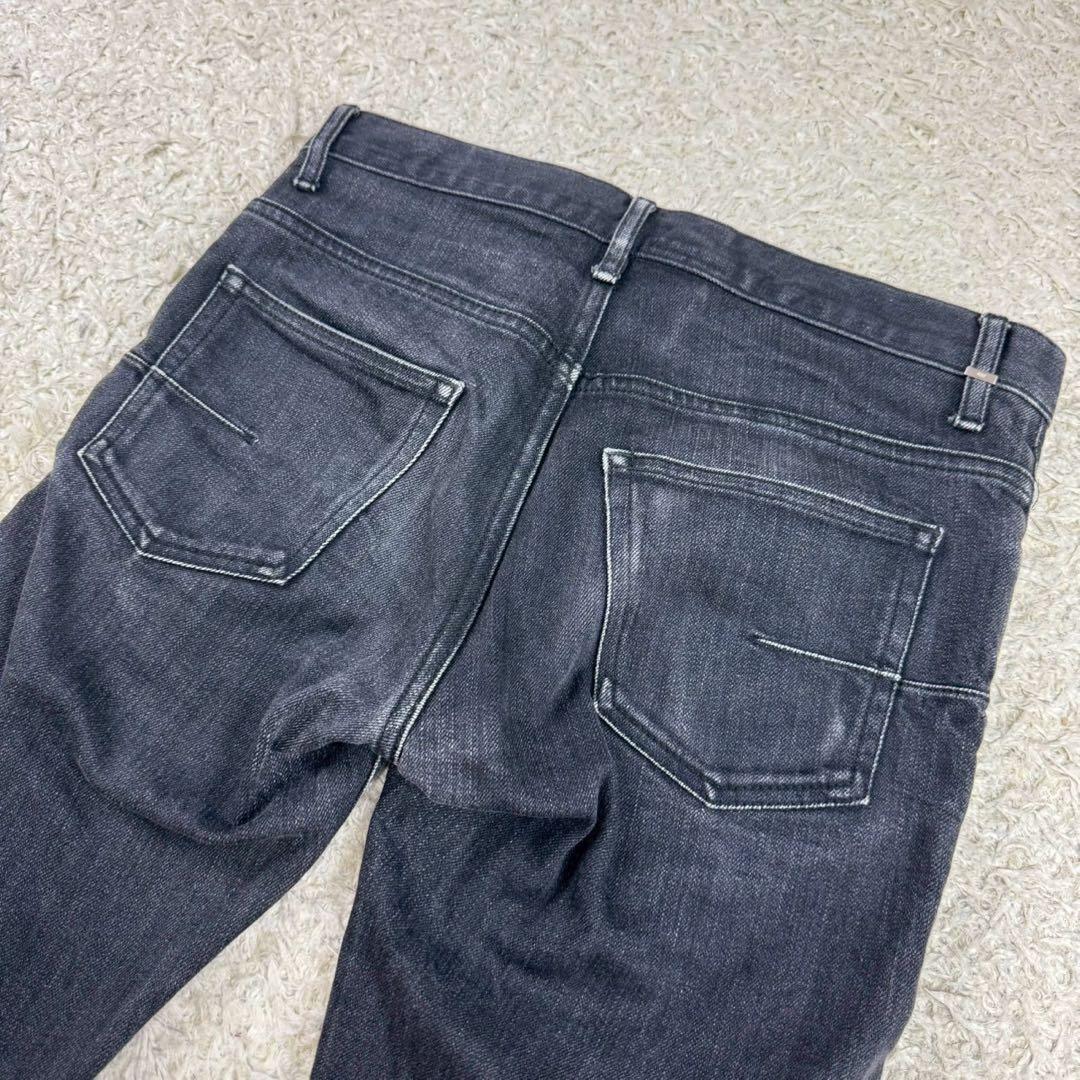 ディオールオム 10aw クリス期 ブラックデニムパンツ サイドライン 26