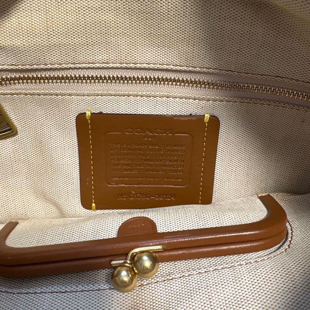 COACH ネイビー ショルダーバッグ