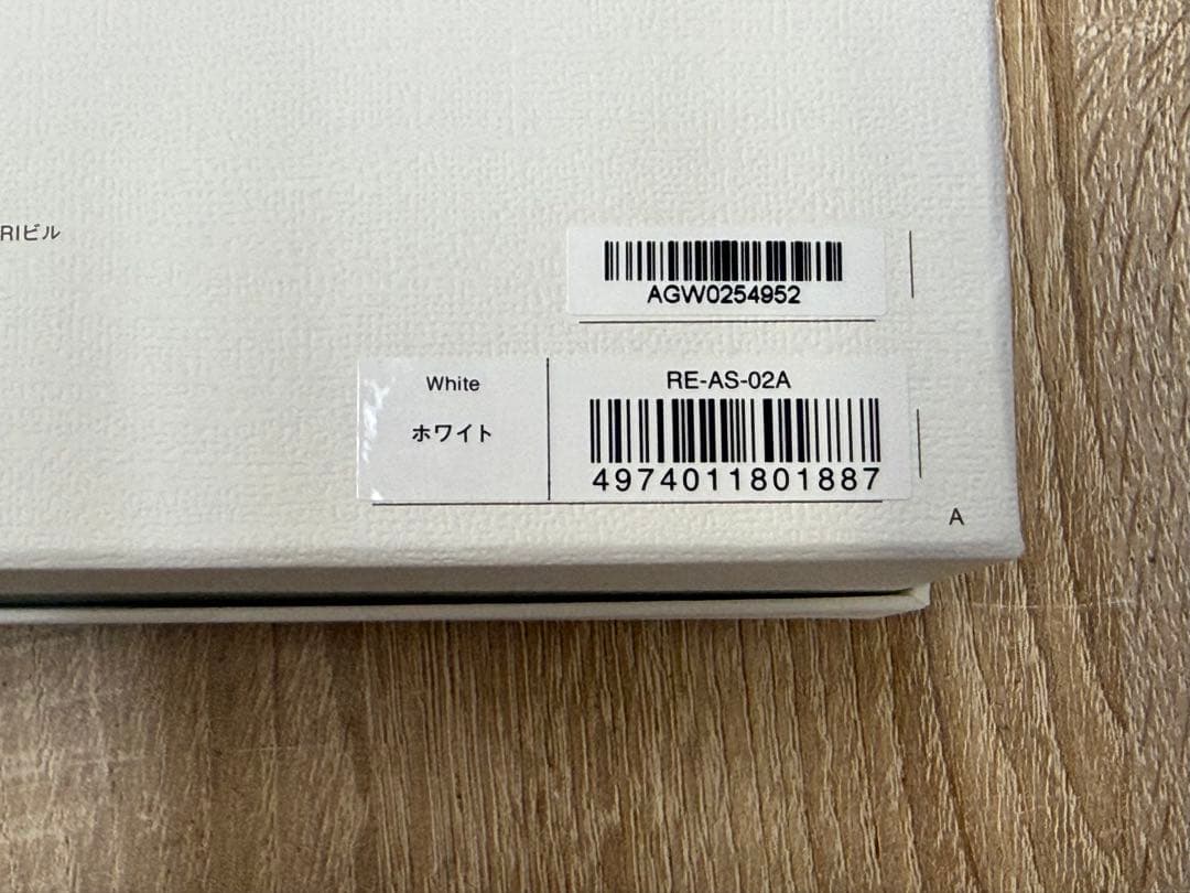 【新品未開封】MTG リファフィンガーアイロン ST RE-AS-02Aホワイト