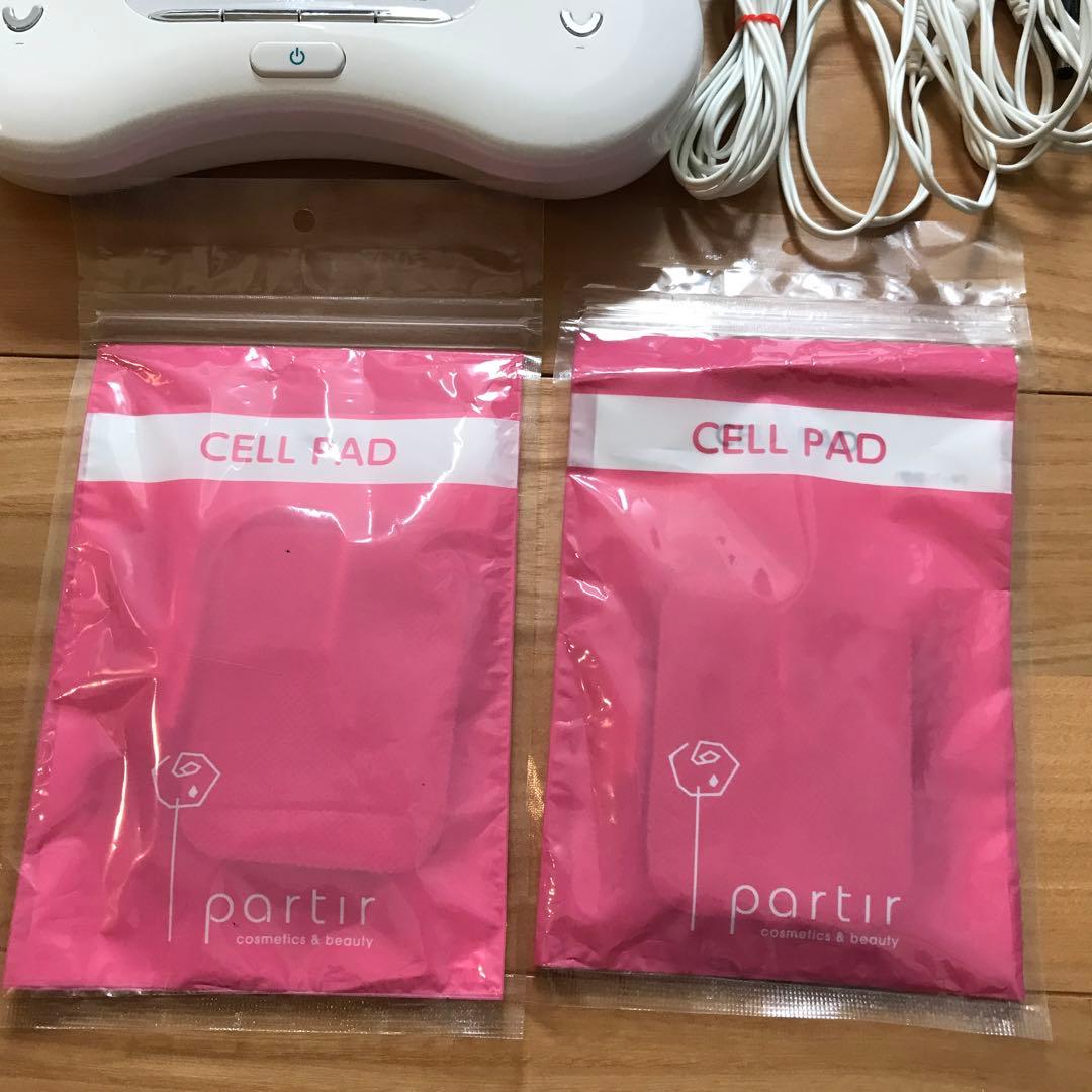 【美品】パルティール SUPERWAVE J/ジェルパッド＋新品ポーチアクセ5点