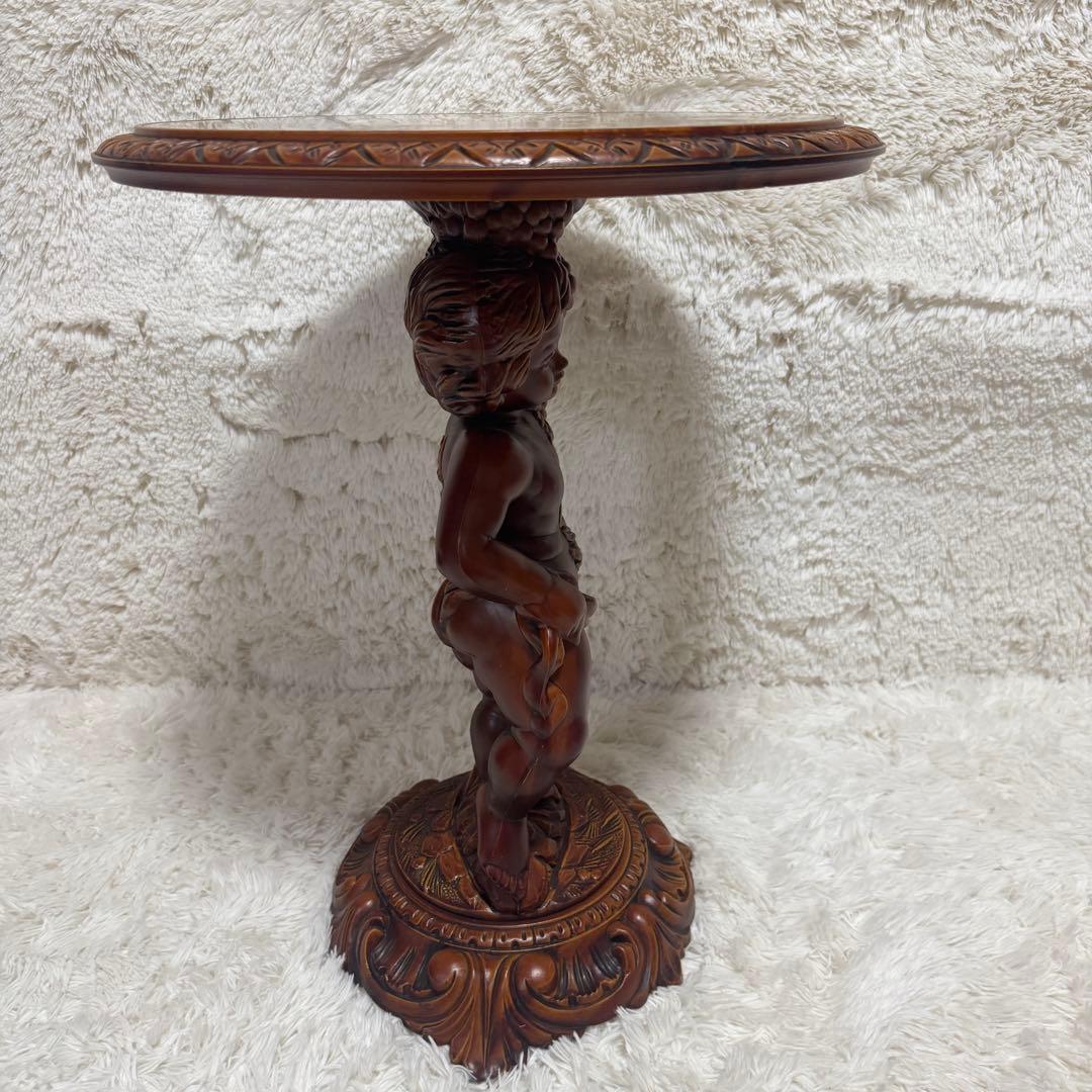 天使のテーブル ロココ調 アンティークテーブル サイドテーブル ①