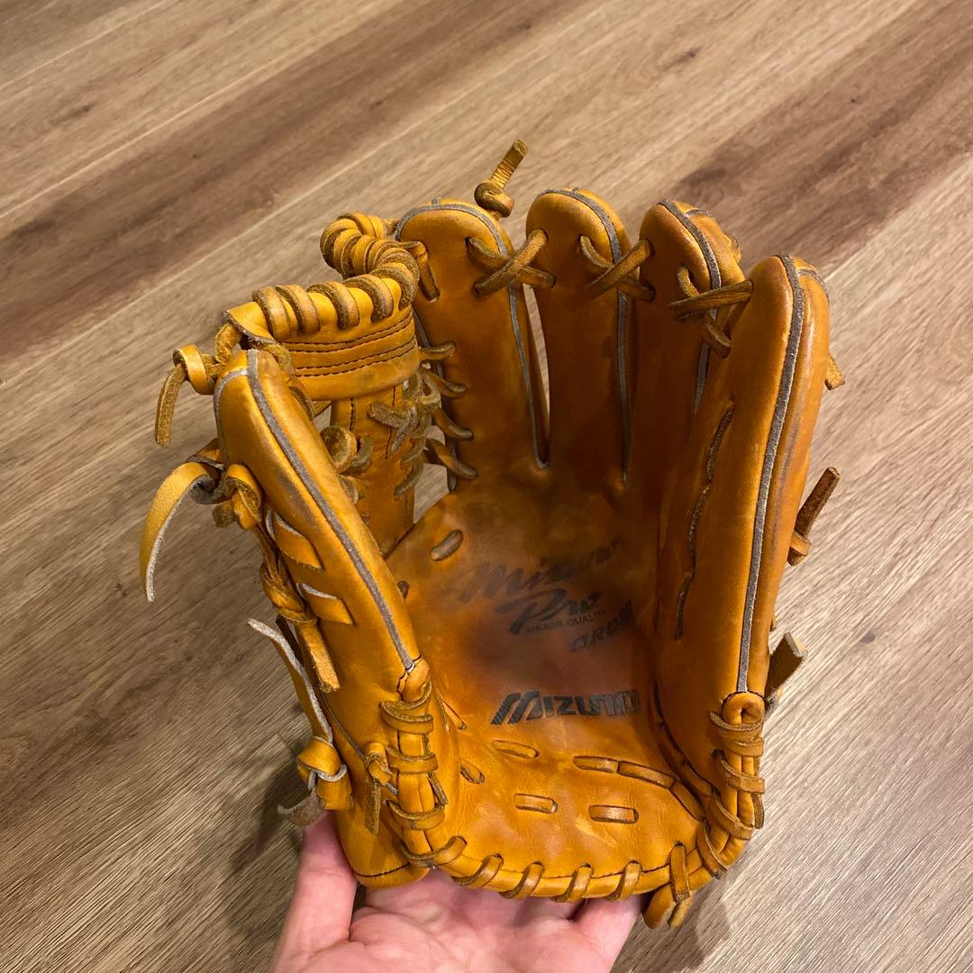 Mizuno 硬式グローブ イエロー