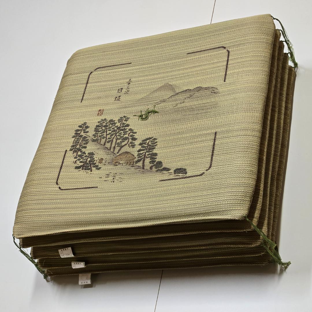 い草ざぶとん、5枚組、い草ザブトン、夏ざぶとん、夏ザブトン、い草座布団、日坂、、