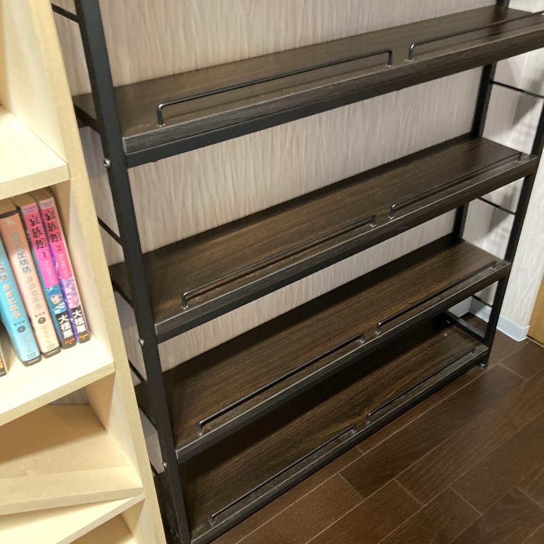 ディノス dinos コミックラック 本棚 幅81cm 奥行15.5cm